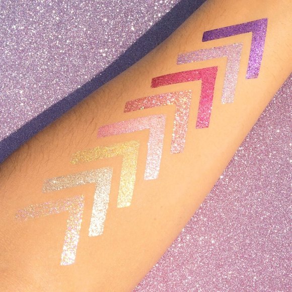 SPARKLE SO MUCH PRESSED CREAMY GLITTER PALETTE Shimmer Pink Purple Metallics - Picture 2 of 3